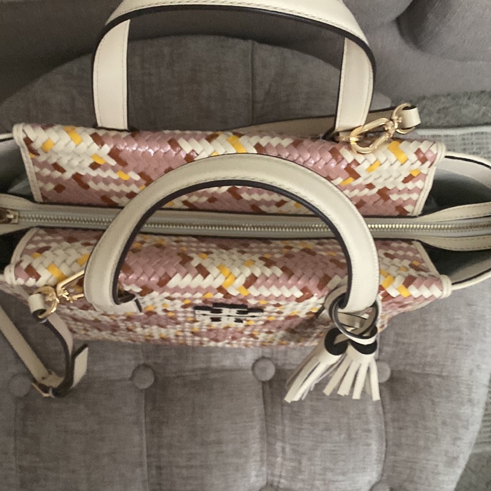 Tory Burch Multicolor Woven Tote - Picture 2 of 7